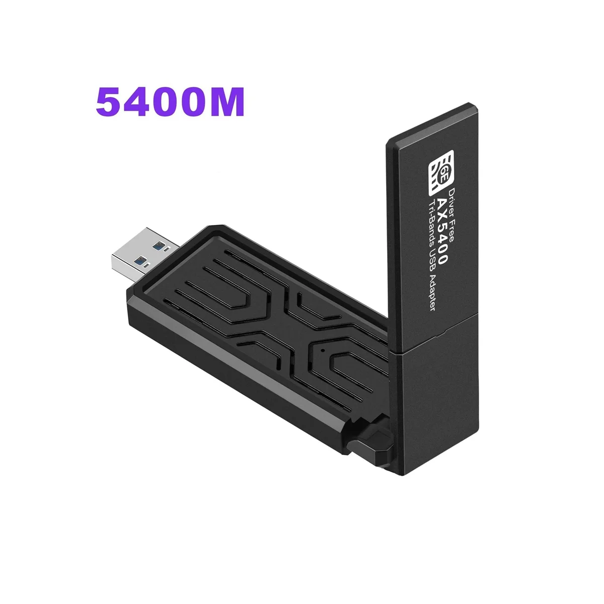 5400Mbps USB 3.0 Belaidžio Tinklo plokštė-WiFi 6E Tri-Band 2.4 G 5G 6G Adapteris Gigabit Ethernet USB Dongle for Windows 10 11