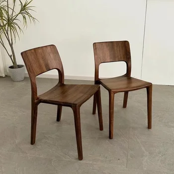 Minimalistinio Moderni Valgomojo Kėdė Europos Medžio Masyvo Vieno Lauko Valgomojo Kėdės, Virtuvės Grindys Silla Madera Gyvenimo Kambario Baldai